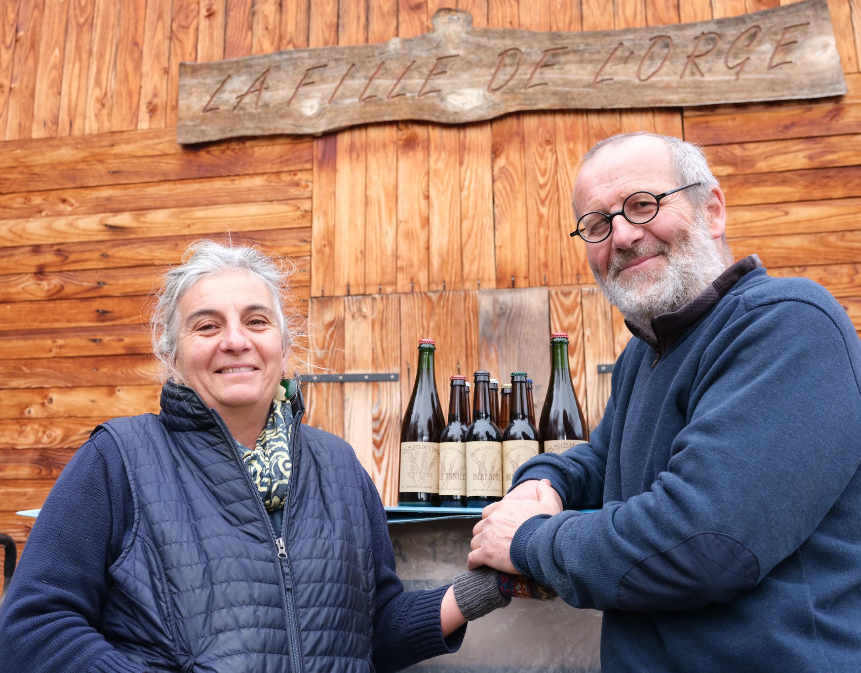 Françoise et André - Les Terres de Solan - Paysans Brasseurs Françoise et André - Les Terres de Solan - Paysans Brasseurs