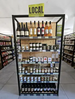 Un sélection de produits locaux